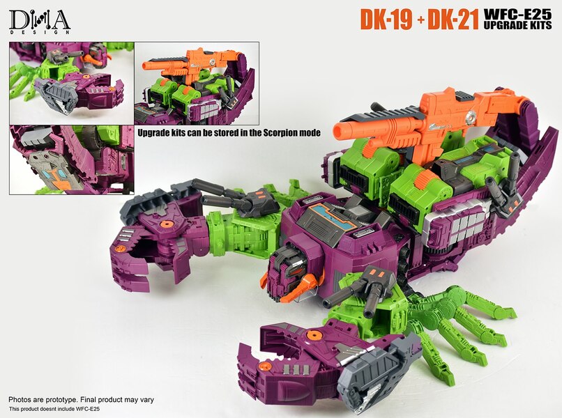 DNA DESIGN DK 19 & DK 21 WFC E25 Scorponok Upgrade Kits  (10 of 14)